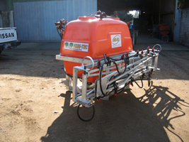 pulverizador de tiro con barra